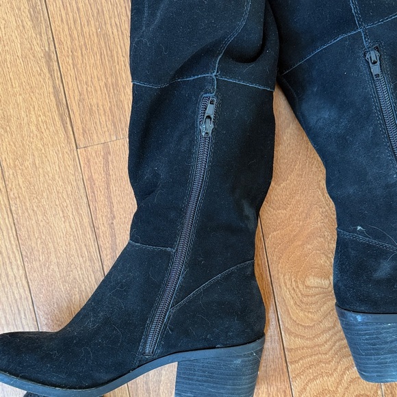 Crown Vintage Black Over the Knee Boots - Picture 4 of 5